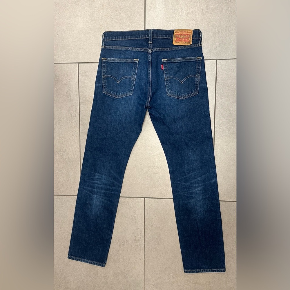 Levi’s Men’s 513 Denim Blue Jeans Slim Straight 32x32